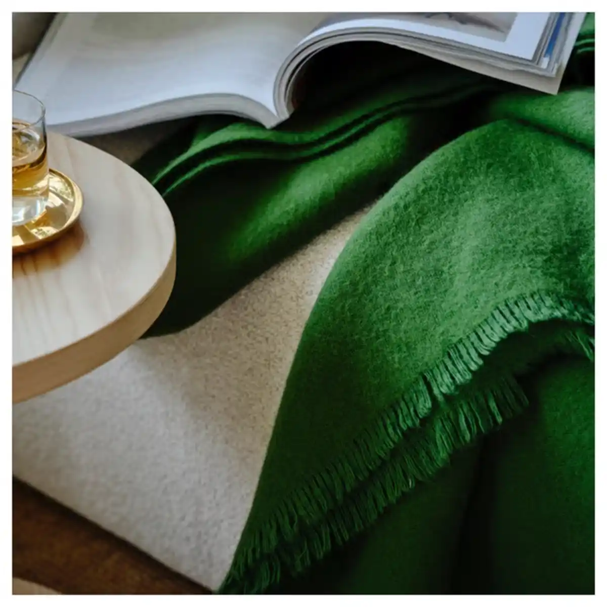 Bild 3 von STOCKHOLM 2025 Plaid, grün 150x200 cm