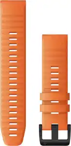 QuickFit Silikonarmband (22mm) orange/schiefergrau