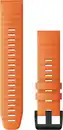 Bild 1 von QuickFit Silikonarmband (22mm) orange/schiefergrau