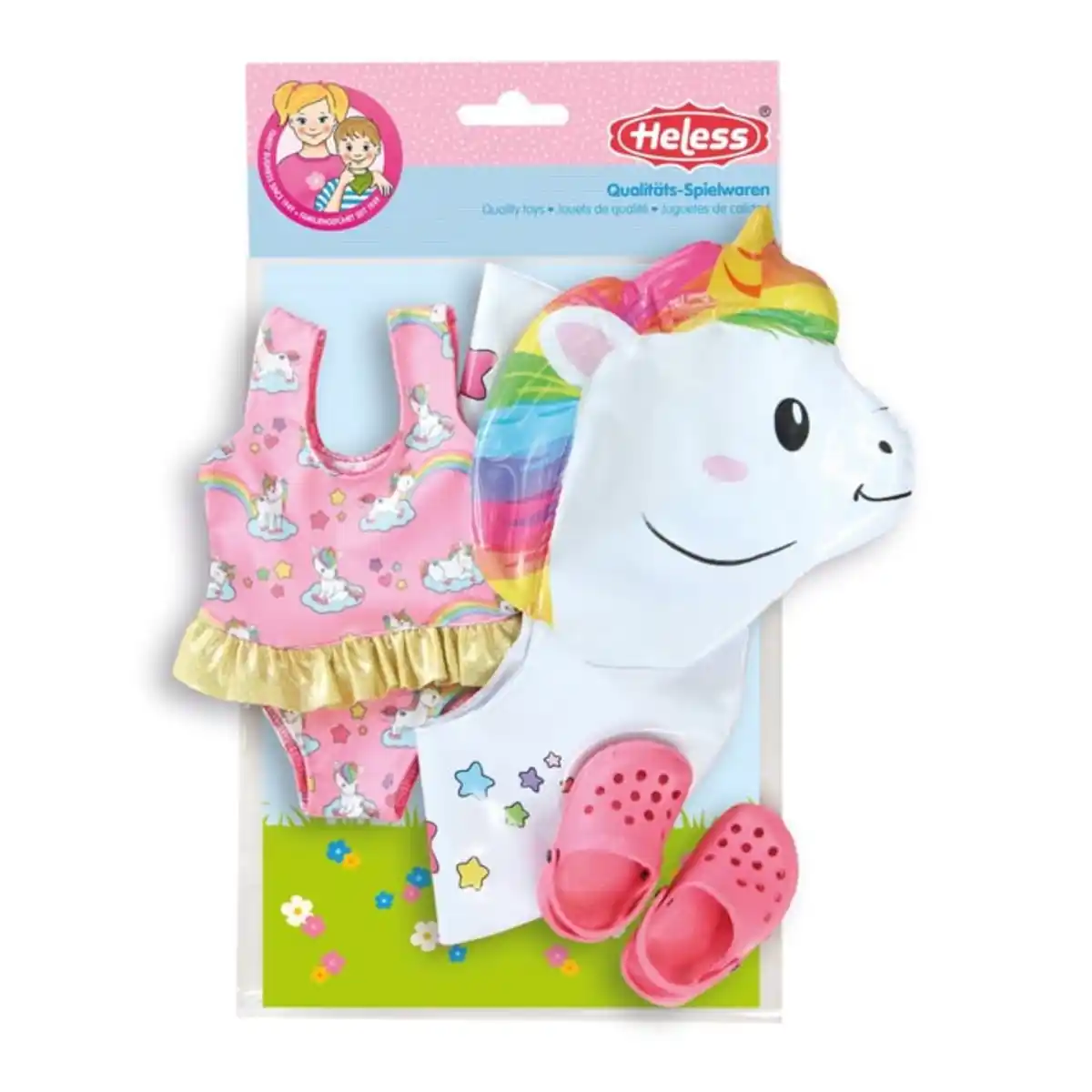 Bild 1 von Puppenschwimmset - Einhorn Henri - Gr. 28-35 cm