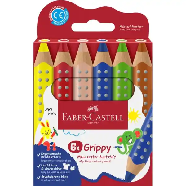 Bild 1 von Buntstiftetui - Grippy - Dreikant - 6-teilig