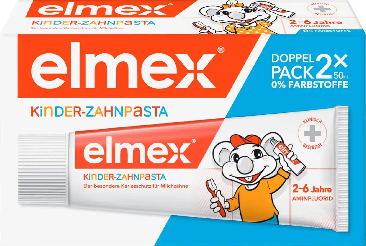 Bild 1 von elmex Kinderzahnpasta 2-6 Jahre – mit Aminfluorid, 100 ml