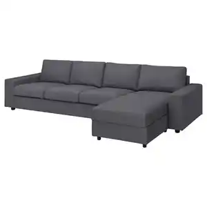 VIMLE 4er-Sofa mit Récamiere