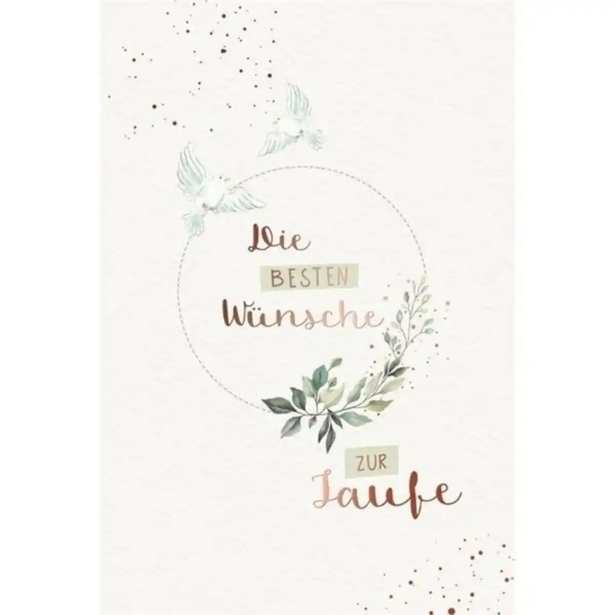 Bild 1 von Taufkarte - Tauben