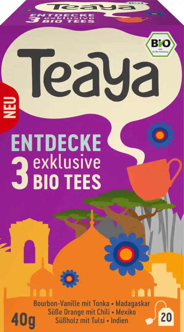 Bild 1 von Teaya Tee Entdeckerbox 3 Sorten (20 Beutel)