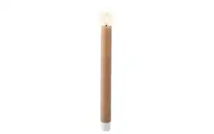 LED Spitzkerze, hellbraun, 2er Set