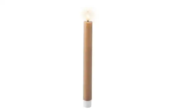 Bild 1 von LED Spitzkerze, hellbraun, 2er Set