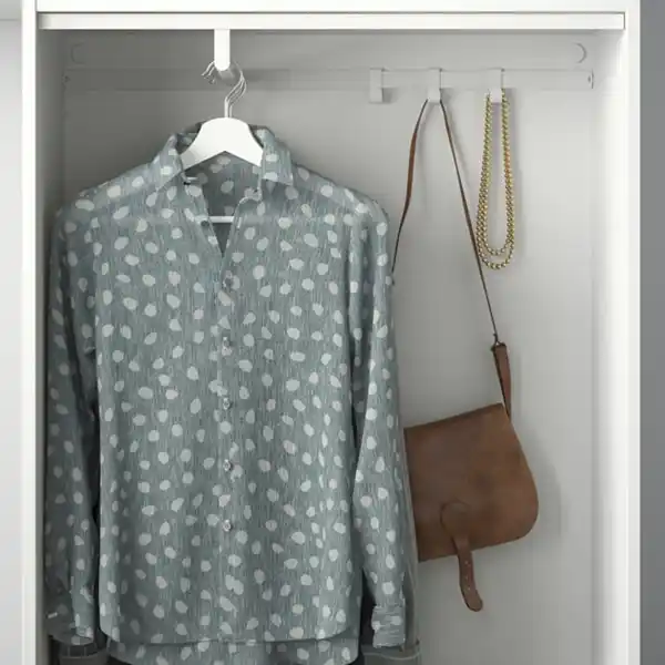 Bild 3 von PLATSA Bettgestell mit 2 Türen + 3 Schubl., weiß/Fonnes 142x244x163 cm