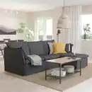 Bild 2 von BACKSÄLEN 3er-Sofa mit Récamiere
