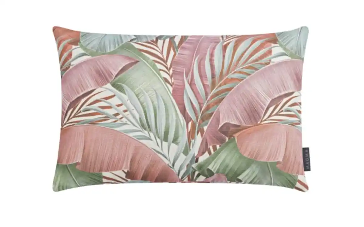 Bild 1 von Kissenhülle Platano, Palmenblattmustert, rose, 60 x 40 cm