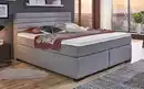 Bild 1 von Boxspringbett BX1750 Kokomo, silber, 180 x 200 cm, mit höhenverstellbarem Kopfteil