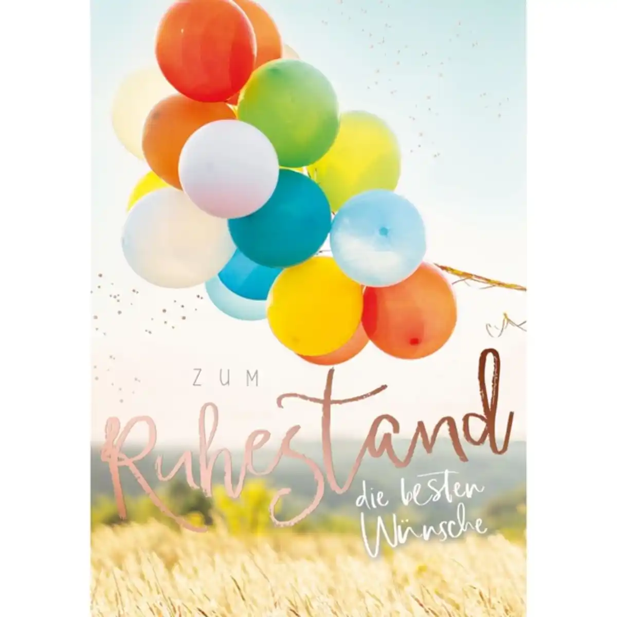 Bild 1 von Gl&#252;ckwunschkarte - Ruhestand - A4