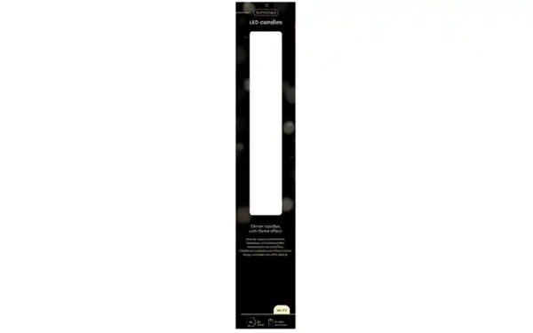 Bild 2 von LED Spitzkerze, hellbraun, 2er Set