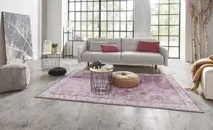 NORTHRUGS Teppich Vivana, rechteckig, Höhe: 5 mm, Orientalisch, Läufer, Vintage, Wohnzimmer, Schlafzimmer, Esszimmer