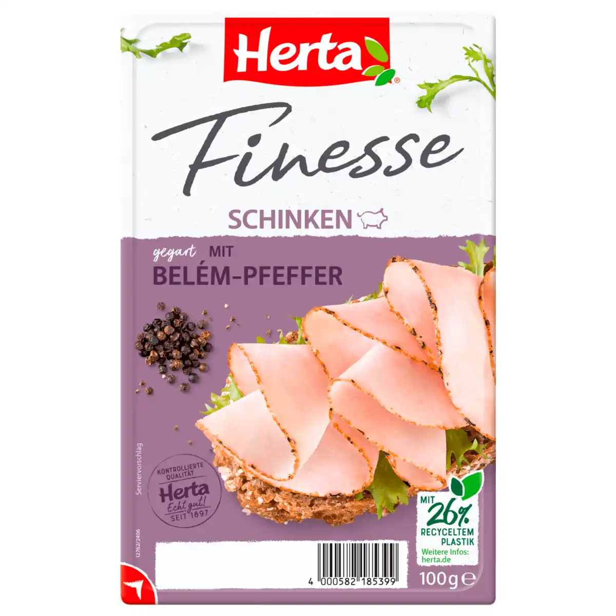 Bild 1 von Herta Finesse Schinken mit Belém-Pfeffer 100g