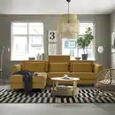 Bild 2 von SLATORP 3er-Sofa mit Récamiere