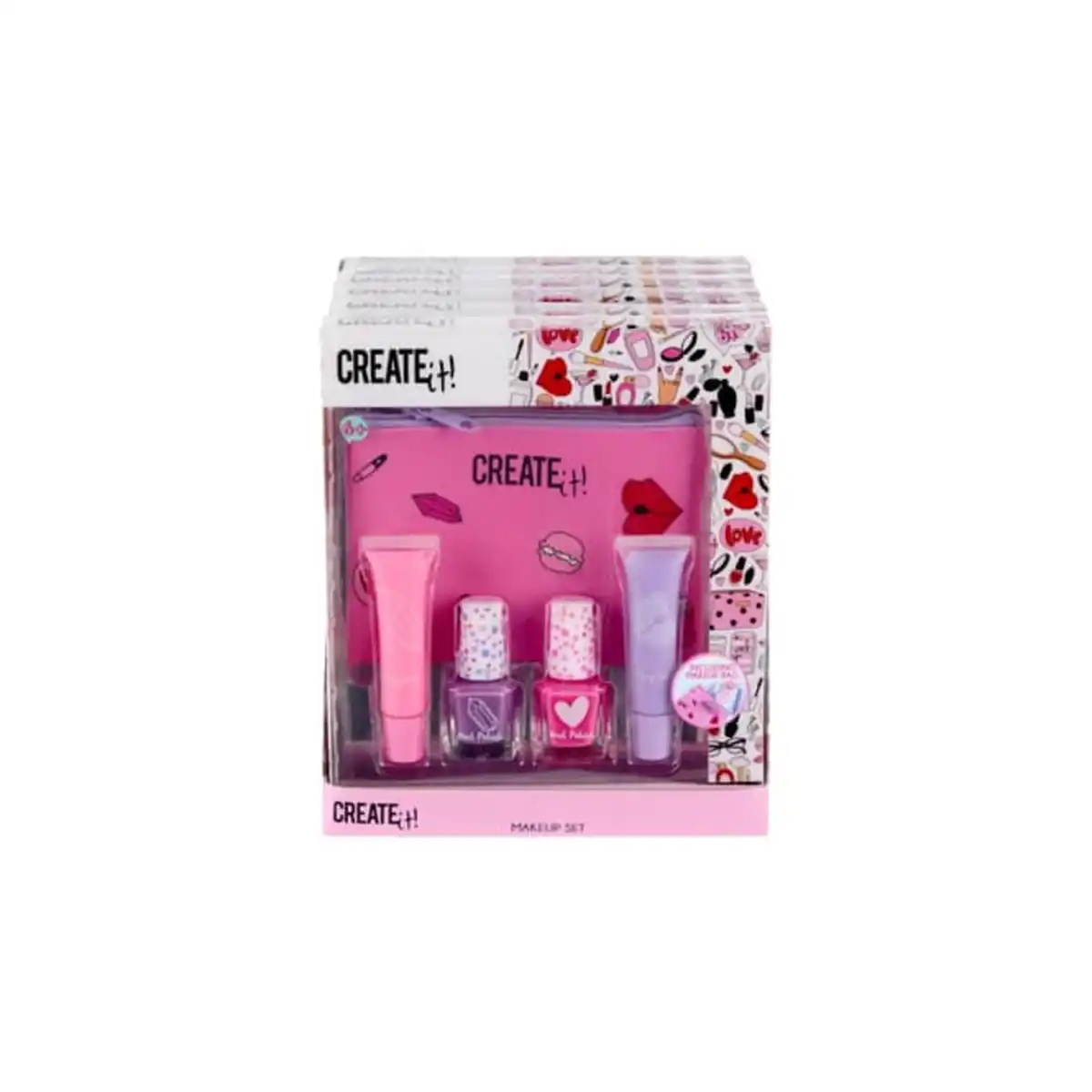 Bild 1 von CREATE it! - Make-up Set - mit Tasche - pink