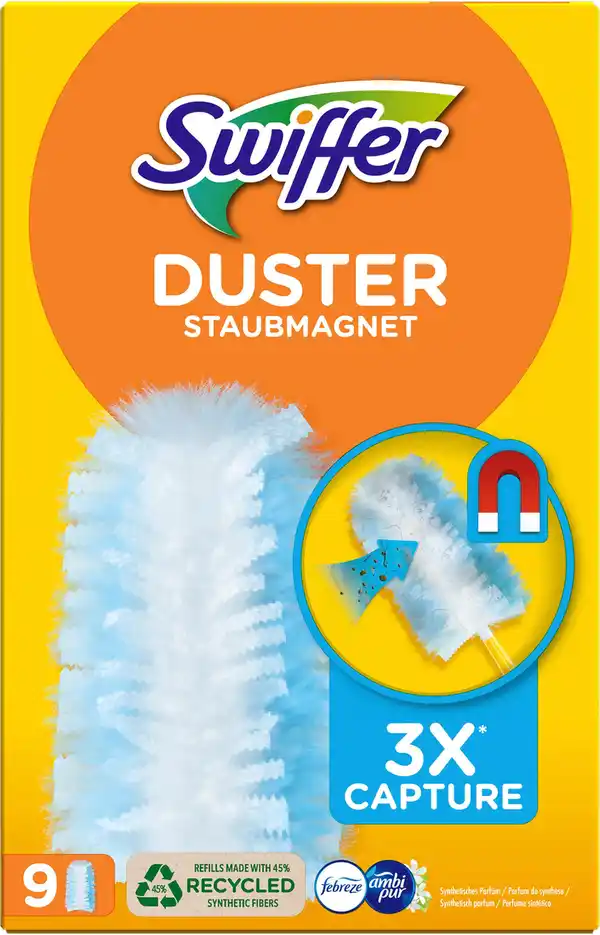 Bild 1 von Swiffer Duster Staubmagnet Nachfüllset, 9 Stk
