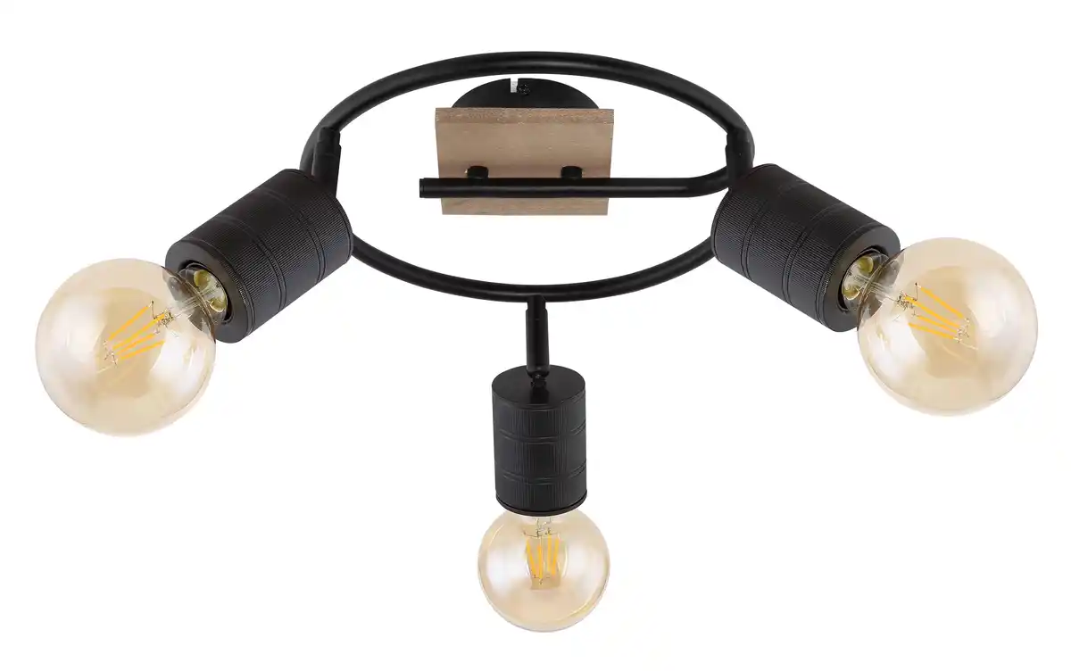 Bild 1 von Strahler Josella in Schwarz max. 60 Watt, Schwarz, Dunkelbraun