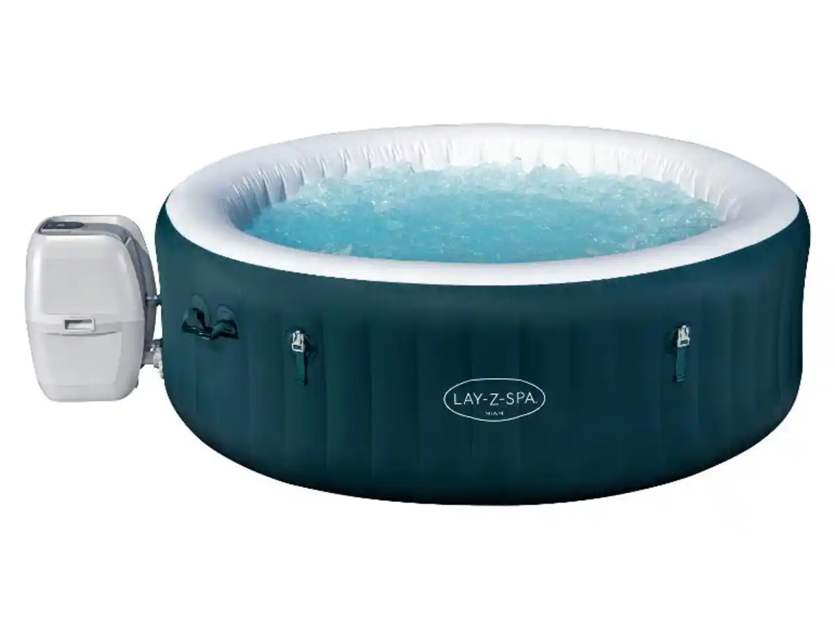 Bild 1 von Bestway Lay-Z Spa Miami Energy Whirlpool, Grün, Ø 196 x 66 cm