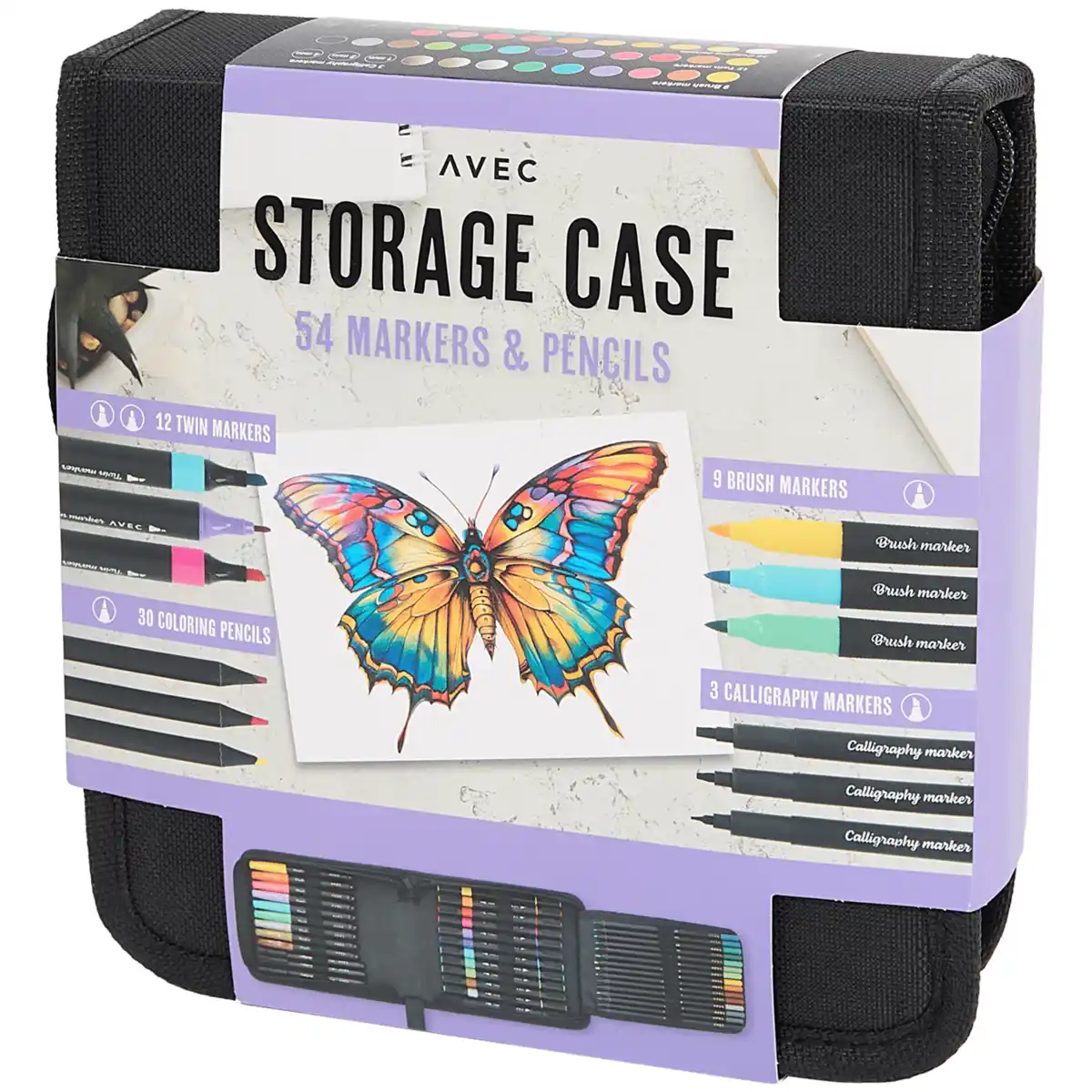 Bild 3 von Avec Mäppchen mit Stifteset