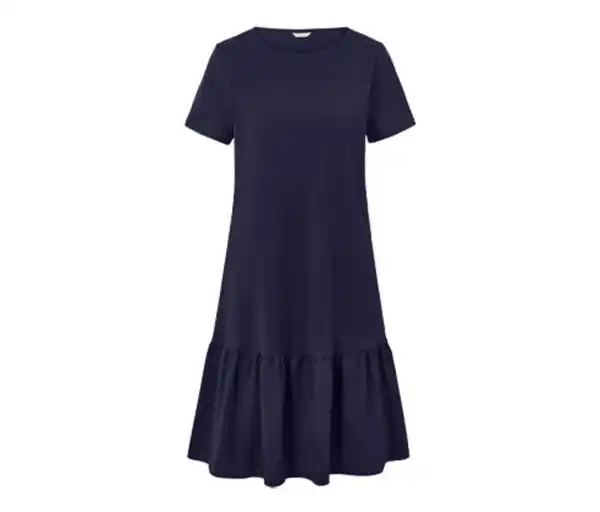 Bild 1 von Jerseykleid mit Volant, dunkelblau