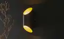Bild 3 von Meisterleuchten LED-Wandleuchte, 2-flammig, schwarz/gold