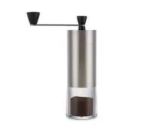 Manuelle Kaffeemühle, silber