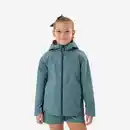 Bild 1 von QUECHUA Wanderjacke Kinder Gr.122–170 wasserdicht - MH500 grün
