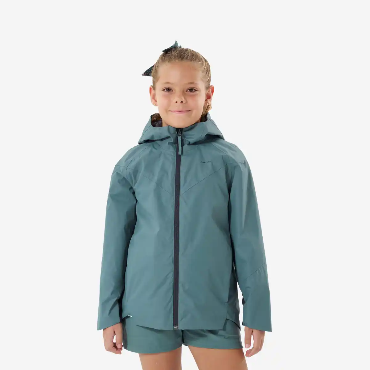 Bild 1 von QUECHUA Wanderjacke Kinder Gr.122–170 wasserdicht - MH500 grün