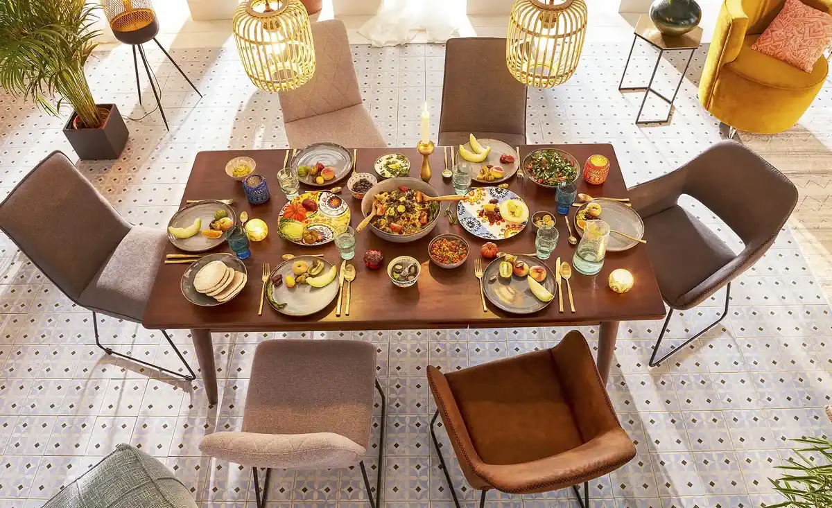 Bild 4 von Pendelleuchte, 1-flammig, Holzlamellen