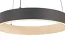 Bild 4 von KHG LED-Pendelleuchte, Kunstleder schwarz/goldfarben