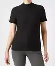 Bild 1 von T-Shirt Lochmuster, schwarz
