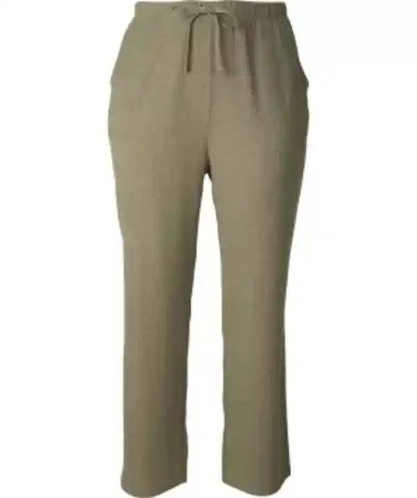Bild 1 von Palazzohose mit Tunnelzug, Khaki