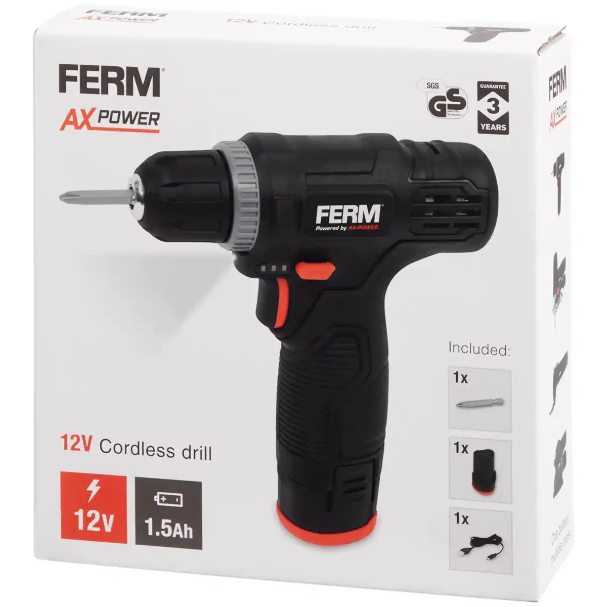 Bild 1 von FERM Akku-Bohrmaschine