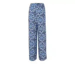 Bedruckte Palazzohose, blau