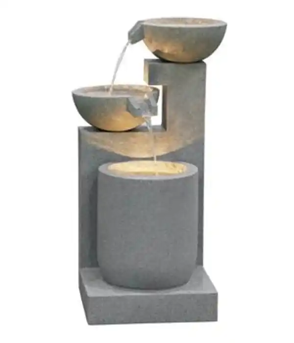 Bild 1 von Dehner Polyresin-Gartenbrunnen Samson, ca. H100 cm