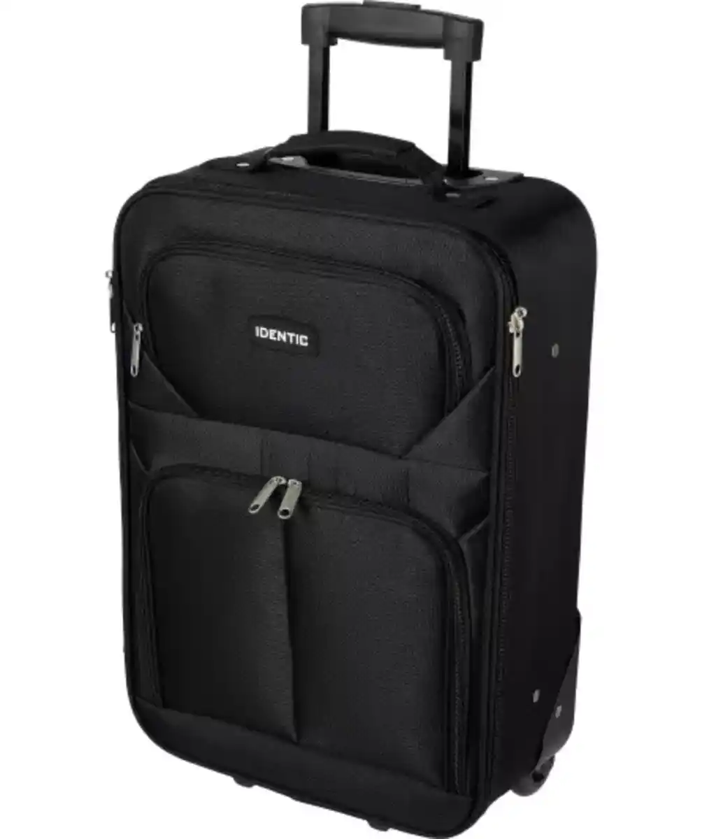 Bild 1 von Schwarzer Stoffkoffer, schwarz