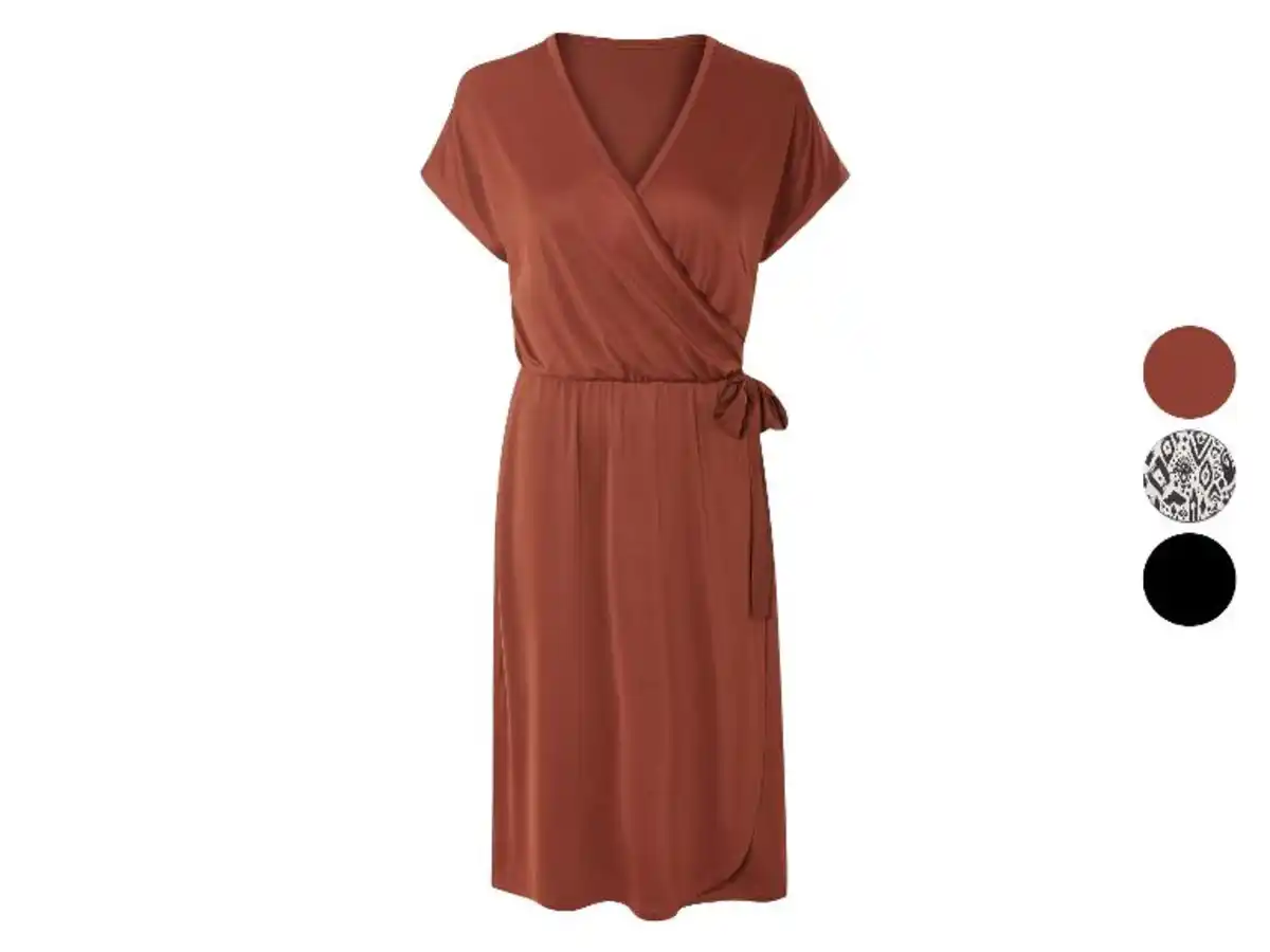 Bild 2 von esmara® Damen Kleid, in Wickeloptik