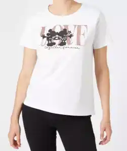 Mickey and Minnie Mouse T-Shirt, weiĂź