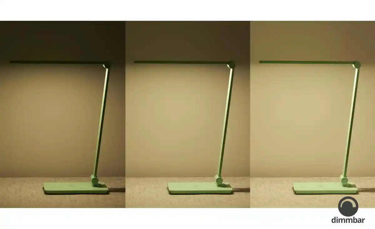 Bild 3 von KHG LED-Tischleuchte, grün mit Qi-Charger