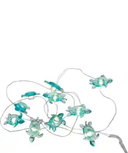 Maritime LED-Lichterkette, türkis