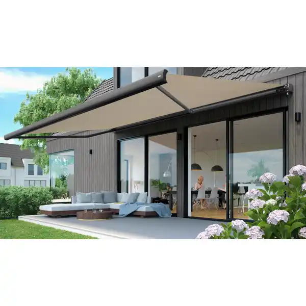 Bild 1 von Vollkassettenmarkise, BxL: 350 x 250 cm, beige-anthrazit