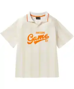 Sport-Shirt mit vertikalen Streifen, offwhite