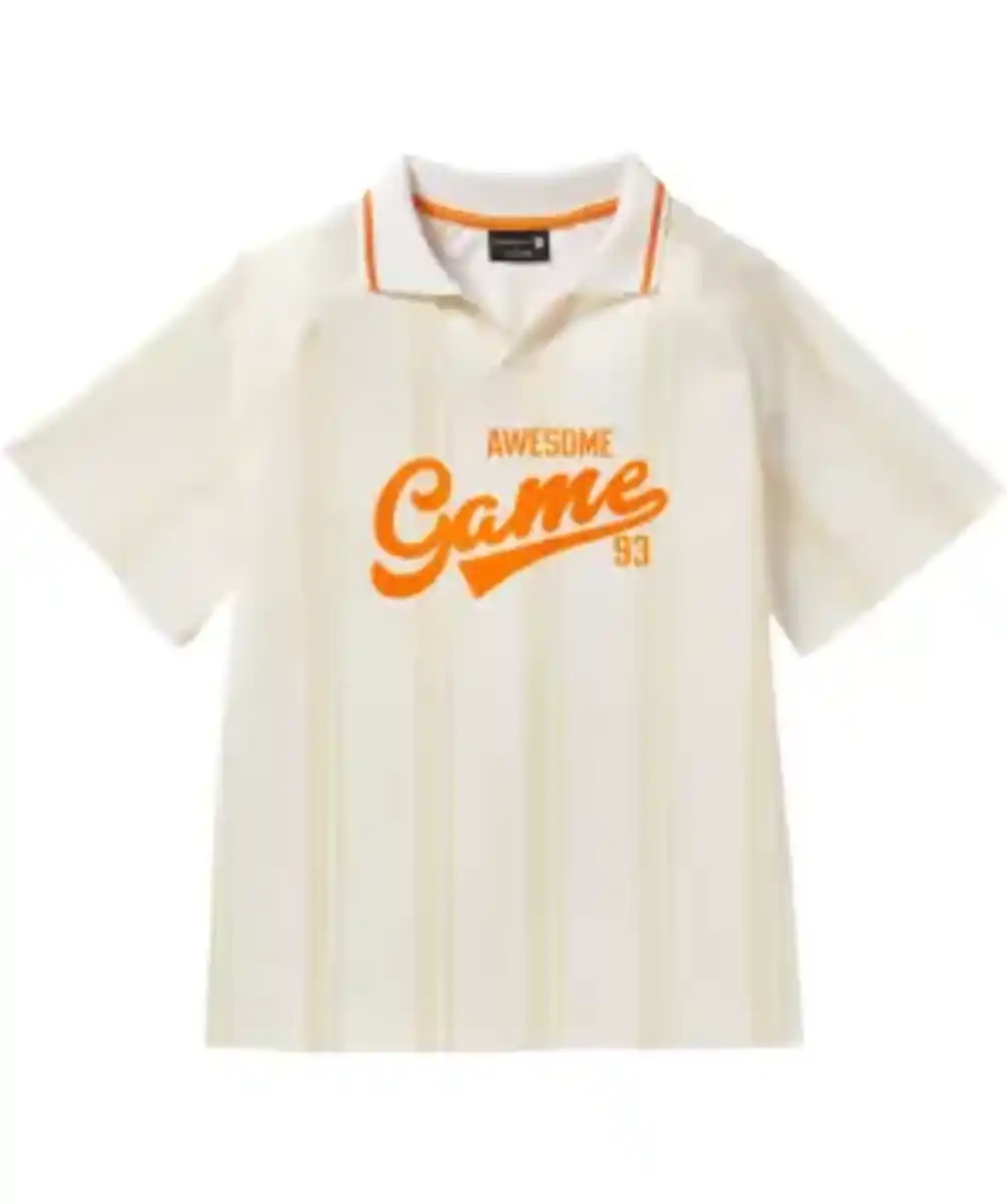 Bild 1 von Sport-Shirt mit vertikalen Streifen, offwhite