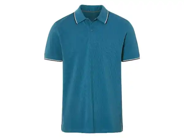 Bild 3 von LIVERGY® Herren Poloshirt in Pikee-Qualität, mit Kontraststreifen