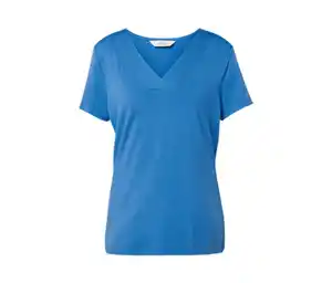 Shirt mit Faltendetail, kobaltblau