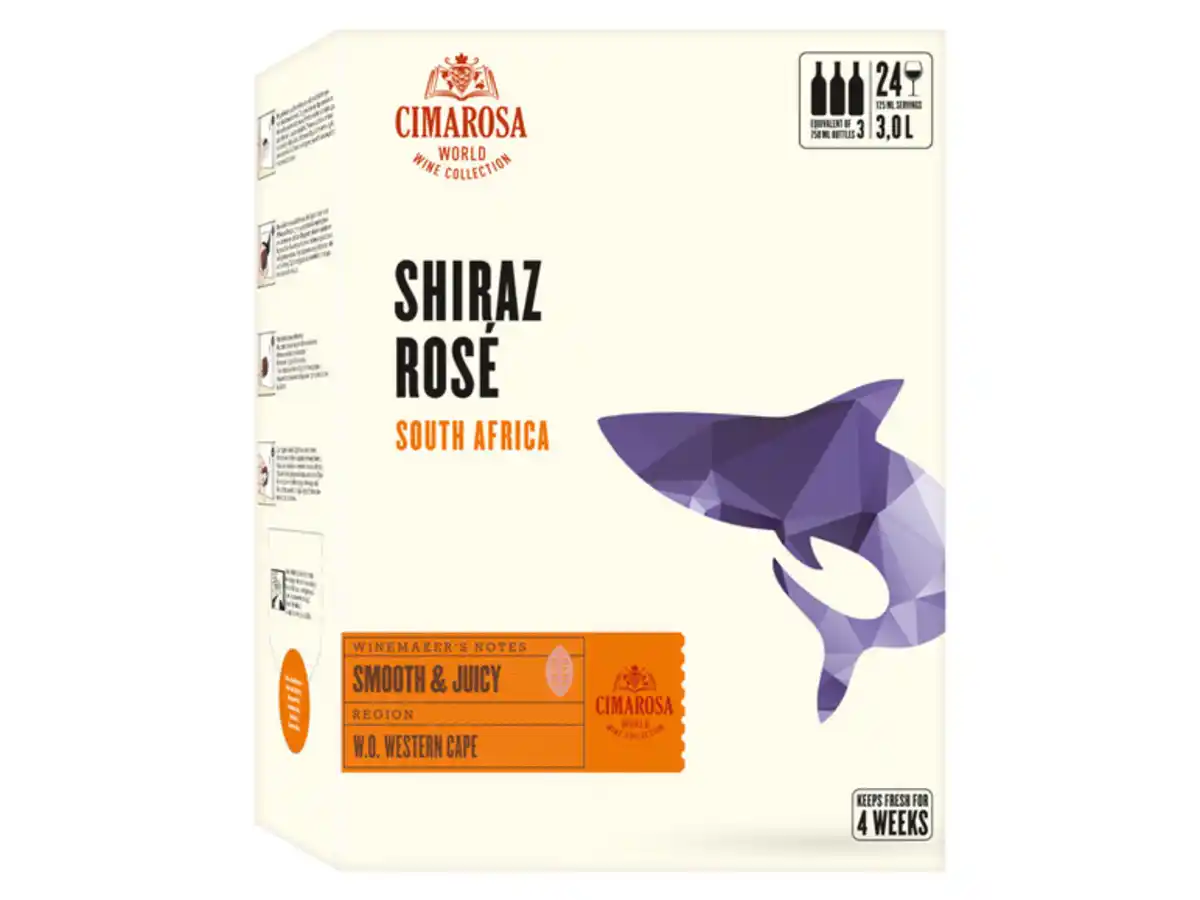 Bild 1 von CIMAROSA Shiraz 3,0-l-Bag-in-Box trocken, Roséwein