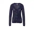 Bild 1 von Strickjacke mit Ajour-Muster, dunkelblau