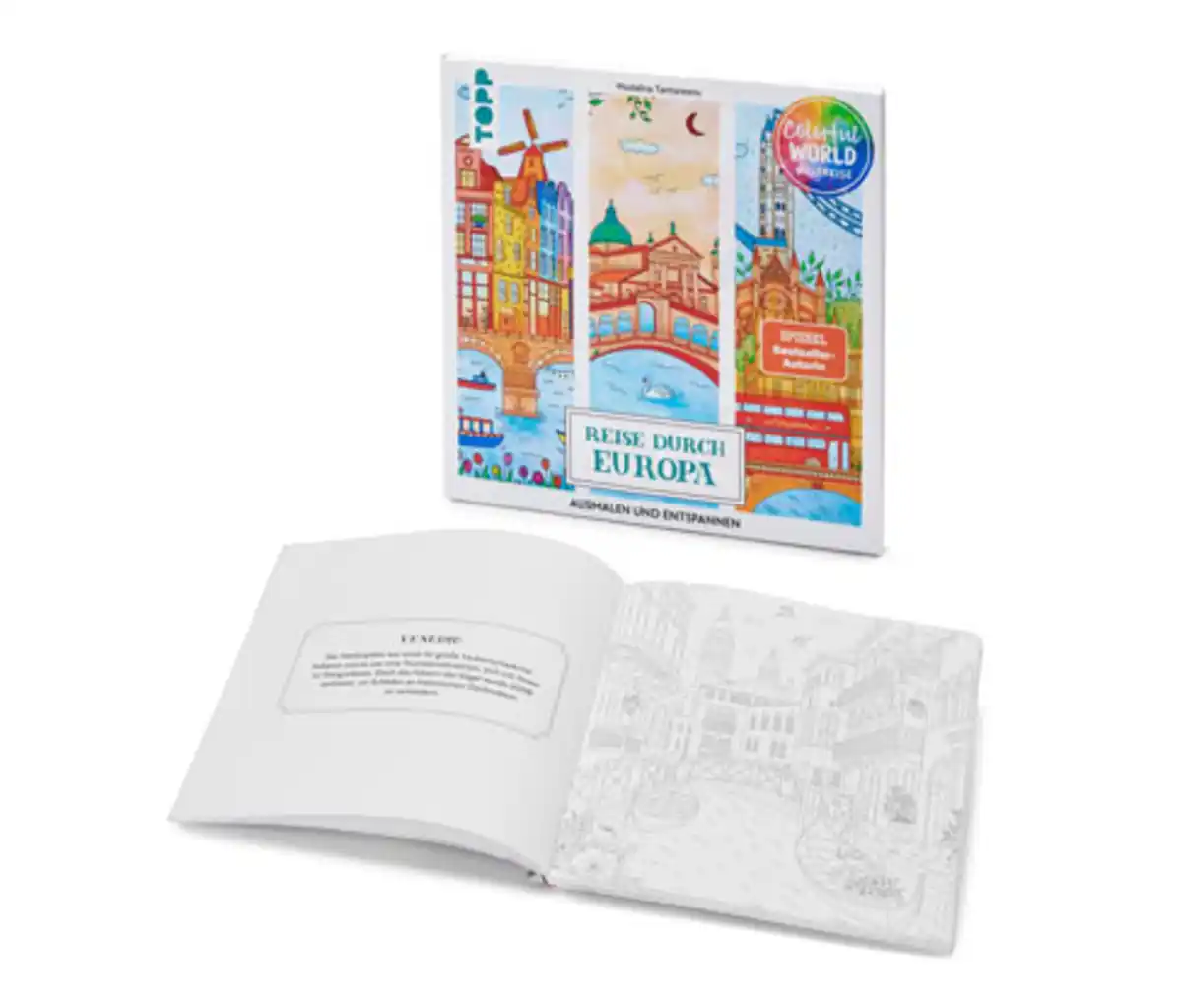 Bild 1 von Buch »Reise durch Europa – Ausmalen und Entspannen«